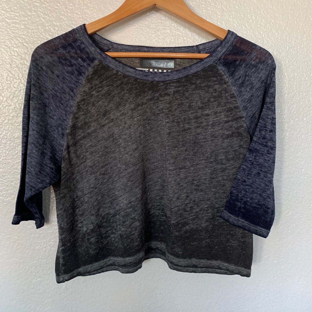 Vans quarter sleeve crop top